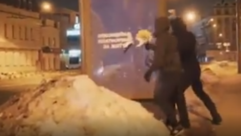 Скріншот відео facebook/maxim.zhorin
