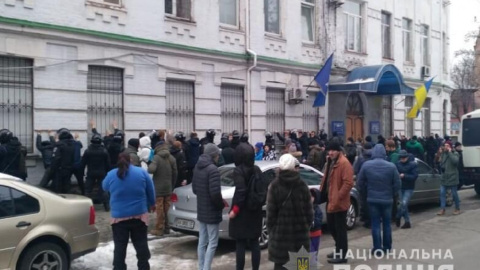 У Києві поліція затримала 40 осіб. Фото Нацполіція