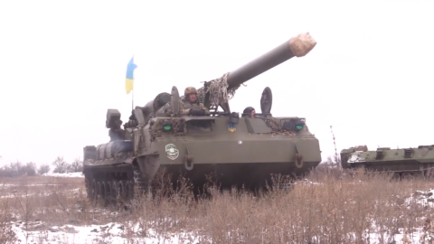Відео дня: артилеристи ЗСУ випробували "Піони"