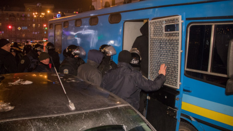Приміщення було здано в оренду одному з департаментів Нацполиции. Фото: kiev.informator/Дмитро Щерблюк