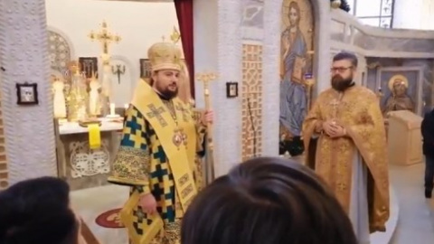 Священик УПЦ заявив про перехід в ПЦУ. Скріншот відео "Громадське"