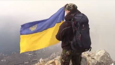 В окупованому Криму підняли прапор України на підтримку полонених моряків