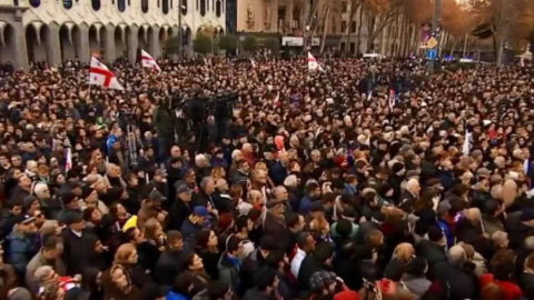 У Тбілісі пройшов багатотисячний мітинг проти результату президентських виборів