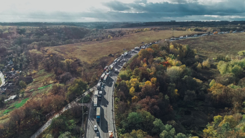  З'явилося видовищне відео масштабної ДТП в Києві на Окружній дорозі