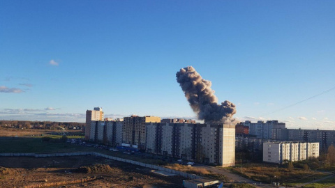 В России произошел взрыв на заводе. Фото: telegram.org/Mash