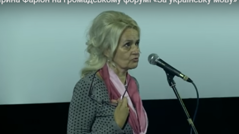 Причиною став скандал з роздачею паспортів і те, що багато нацменшини не знають української мови. Скріншот відео.