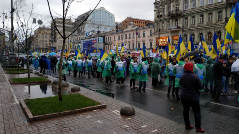 На Хрещатику відбувся Марш за права людей з інвалідністю. Фото: Громадське