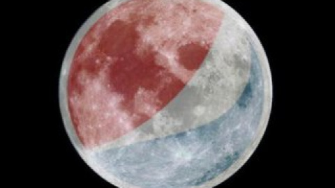 Обещанный логотип Pepsi на Луне оказался розыгрышем.