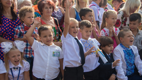 День знаний в школах Киева 1 сентября. Фото: "Информатор"
