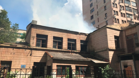 У Києві вдруге за місяць загорівся дитячий садок
