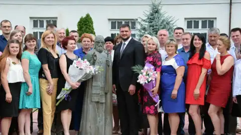Олексій Савченко під час презентації обласного медіа-проекту "Громада News". Фото: mk.gov.ua