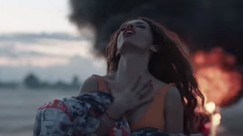 Елені Фурейра з піснею "Fuego" очолила рейтинг букмекерів "Євробачення". Скріншот youtubePanikRecordsTube