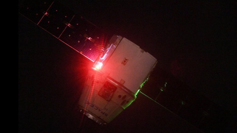 Dragon благополучно приводнился в заданном районе Тихого океана. Фото: twitter.com/Space_Station