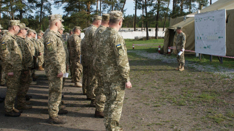 На Львовщине собирали военных тыловиков