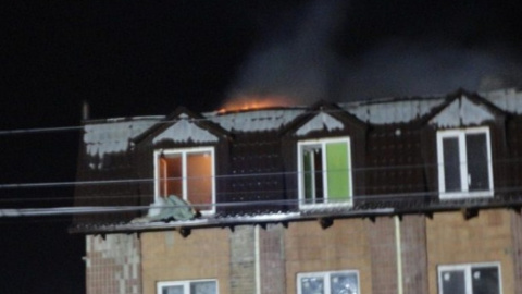 Вночі в Броварах спалахнула велика пожежа в гуртожитку