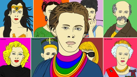 Це жест на підтримку вистаки "Квантовий стрибок Шевченка". Фото: The Devochki