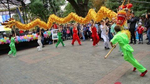 Дракони, ієрогліфи та танці: в одеському Міському саду яскраво відсвяткували міжнародний день "Інститутів Конфуція"