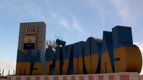 Мариуполь празднует 4-ю годовщину освобождения. Скриншот видео "Військове телебачення"