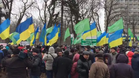Митинг под Радой "Укропа". Фото: facebook.com/yevheniya.khudzi