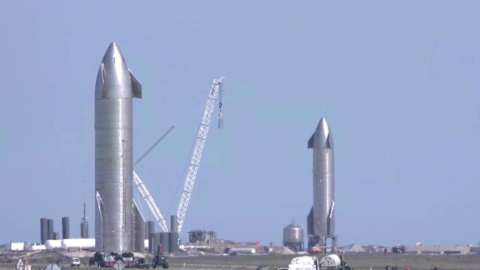 Starship SN9 & SN10. Фото: Илон Маск/Твиттер