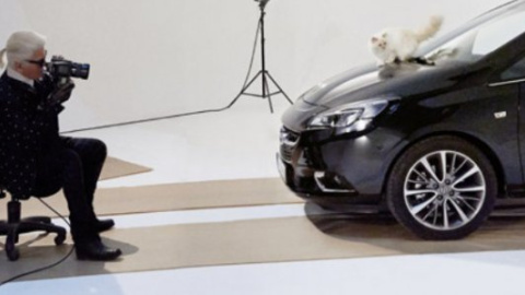 ​Кошка Карла Лагерфельда снялась в рекламе Opel Corsa
