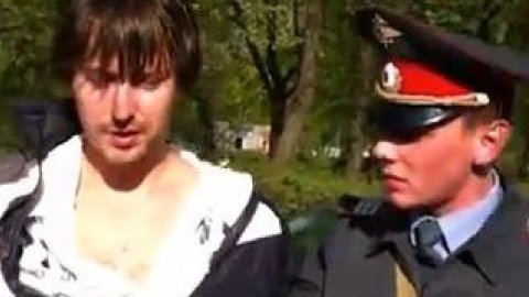 Витаса задержала полиция. Скриншотс видеоролика