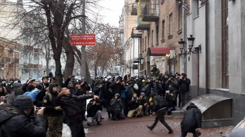 Активистов было около 50 человек. 