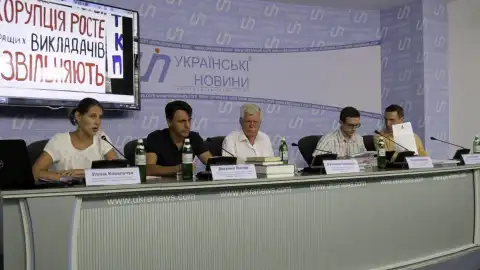 Пресс-конференция: "Почему НМУ им. Богомольца переместился с первого на последнее место в рейтинге медвузов?"