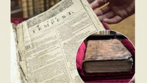 ​First Folio Шекспира стоимостью в 4 миллиона фунтов случайно обнаружили в библиотеке на севере Франции