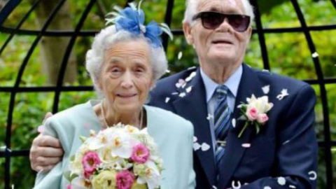 ​89-летние молодожены признаны одними из самых пожилых в Британии
