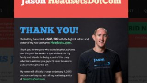 30-летний Джейсон Сэдлер поменяет фамилию на Headsets.com.