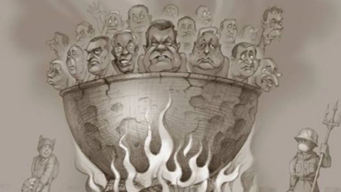 Российская чиновница выдала карикатуру украинца Журавля на Януковича за свою