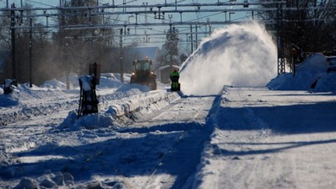 Полиция попросила норвежцев перестать жаловаться на снегопад
