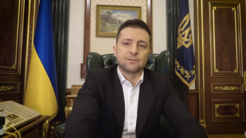 Володимир Зеленський. Скріншот відео