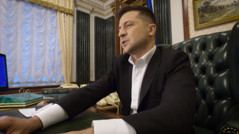 Володимир Зеленський. Скріншот відео