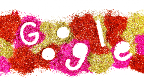 Google-дудл в честь Дня влюбленных. Скриншот: Google