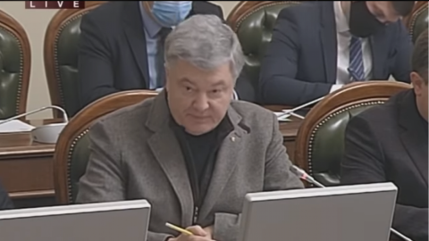 Порошенко в Раді. Скріншот відео
