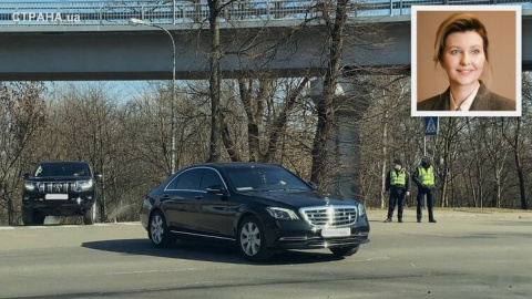 Машины жены президента покидают парковку КВЦ "Парковый", фото: president.gov.ua, Изым Каумбаев, "Страна"