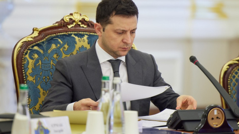  Владимир Зеленский на заседании СНБО. Фото: president.gov.ua