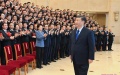 Chinese President Xi Jinping meets with representatives of those honored for their outstanding work in China's campaign to fight organized and gang-related crimes in Beijing. Photo by Xinhua.