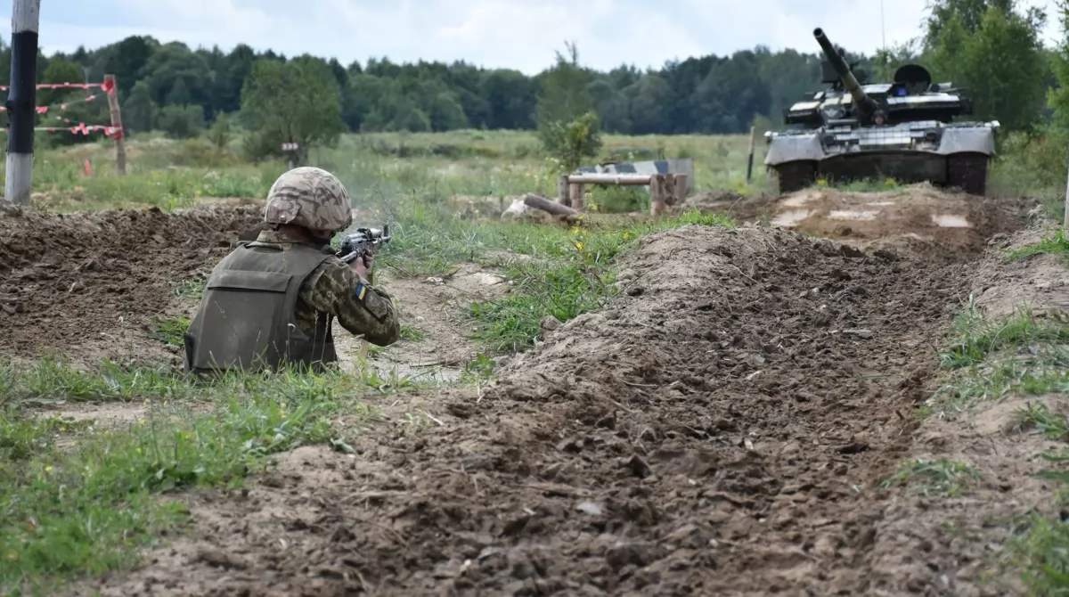 Военные учения под Житомиром. Фото: facebook.com/www.vdv.mil.gov.uа