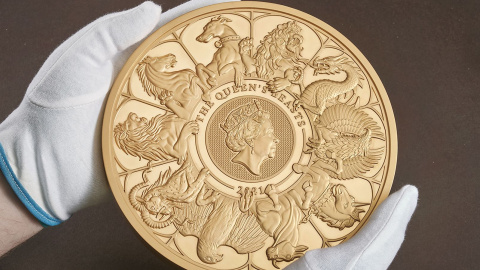 Самая большая в мире золотая монета. Фото: Royal Mint
