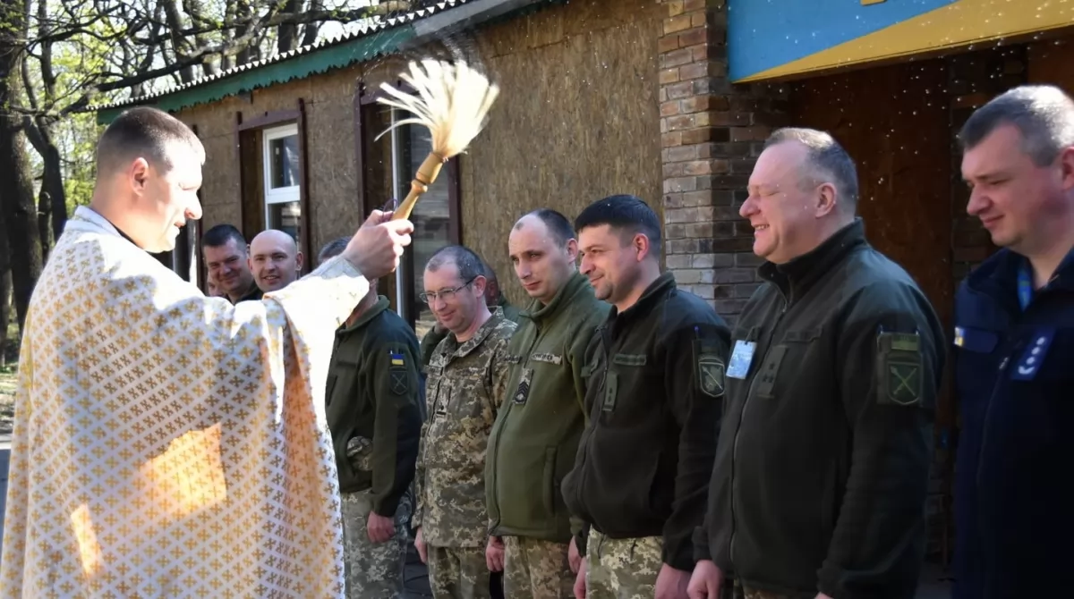Пасха-2021 в зоне ООС. Фото: Facebook/Операція об'єднаних сил Пасха-2021 в зоне ООС. Фото: Facebook/Операція об'єднаних сил