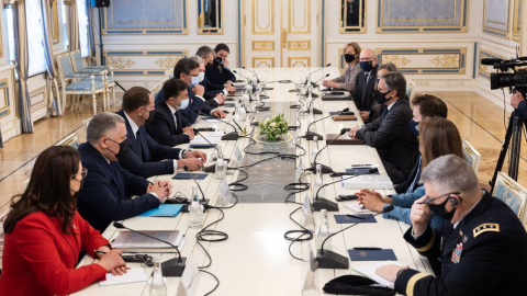 Зустріч Зеленського і Блінкена. Фото: Telegram/Офіс Президента