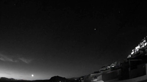 Падение ракеты Long March 5B. Скриншот видео