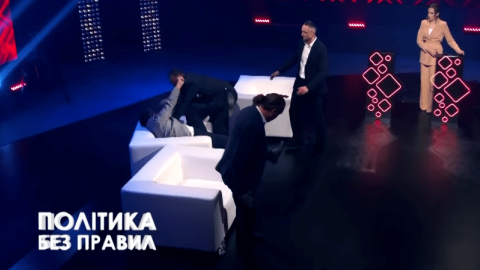 Бійка Барна та Соломчука. Відео скріншот