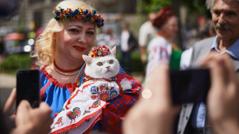 Мегамарш в вышиванках