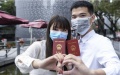 Registration of marriage in China. Photo by Xinhua.

