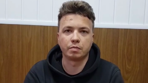 Роман Протасевич. Скріншот відео