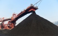 A thermal coal yard of Huanghua Port in Cangzhou City, north China's Hebei Province. Photo by Xinhua/Wang Min.